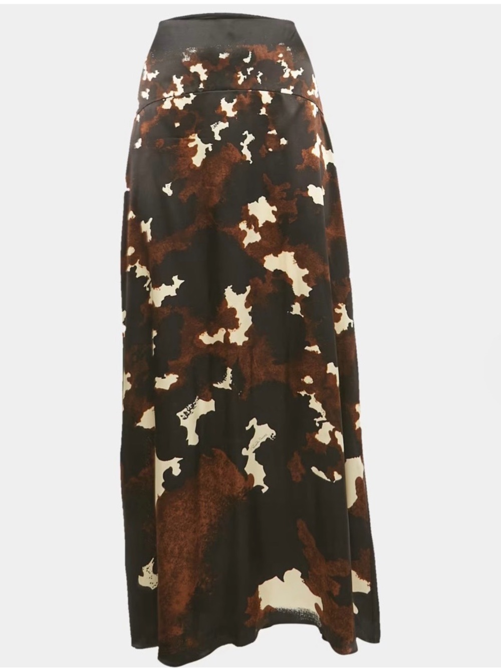 Vintage Roberto Cavalli Y2K Animal Print Silk Maxi Skirt